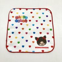 【モンチッチ】ロゴ刺繍ミニタオル