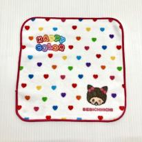 【モンチッチ】ロゴ刺繍ミニタオル