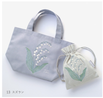 【ito&】【予約販売】刺繍ミニトートバッグ