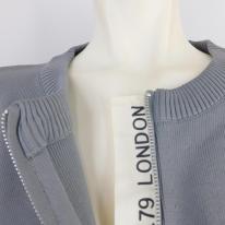 ■5色展開■無地ジップカーディガン★ゆったりサイズ