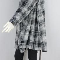 【2024秋冬新作】■3色展開■起毛ペイントデザインシャツチュニック★ゆったりサイズ