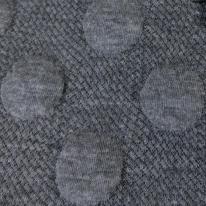 【2025秋冬新作】■1色・2サイズ展開■ドット柄ふくれジャガードジャケット★ゆったりサイズ