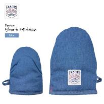 デニム ショートミトン