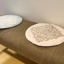 ラウンドチェアパッド/グロッシー/ファボリ/ROUND CHAIR PAD/GLOSSY/FABOR