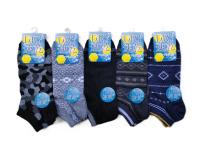 【速乾・快適】メンズショートソックス　5足組×10セット 計50足セット