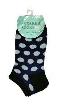 レディース靴下　スニーカーソックス【1足組×5柄】