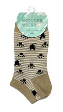 レディース靴下　スニーカーソックス【1足組×5柄】