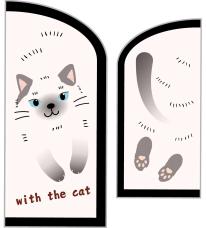 メガネ＆ペンケース シャム