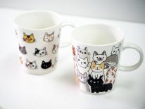 マグカップ　ねこ・顔