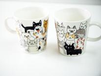 マグカップ　ねこ・全身