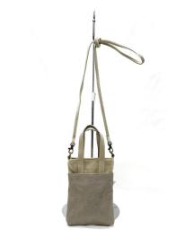 003181100 / ドットカラー合皮　帆布　マイクロバッグ　全5カラー　ｸﾞﾚｰｼﾞｭ