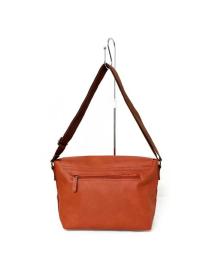 003188500 / カラー合皮　合皮　ショルダーバッグ　全4カラー　ｵﾚﾝｼﾞ