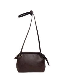 003189000 / ナチュラル合皮　合皮　ワイヤーショルダーバッグM　全4カラー　ｺｹﾞﾁｬ