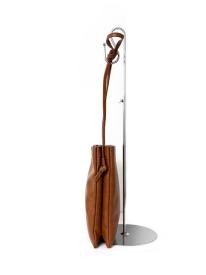 003189100 / ナチュラル合皮　合皮　あおりショルダーバッグL　全4カラー　ﾁｬ