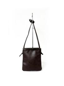 003189200 / ナチュラル合皮　合皮　あおりショルダーバッグM　全4カラー　ｺｹﾞﾁｬ