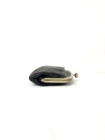 003171200 / ナチュラル合皮　がま口　長財布　全4カラー　ｸﾛ