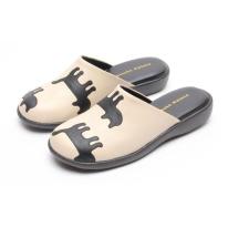 【アツコマタノ】サンダル シルエット猫サンダル M/L