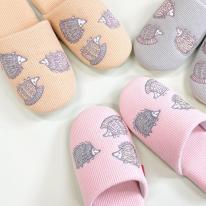 【リサ・ラーソン】スリッパ ルームシューズ はりねずみワッフル　M/L   在庫限りの処分価格