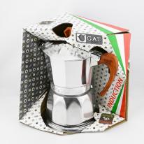 イタリア製　エスプレッソメーカー　IH両対応　GATカフェティエラ　マグニフィカ