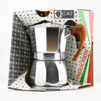 イタリア製　エスプレッソメーカー　IH両対応　GATカフェティエラ　マグニフィカ