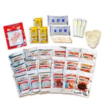 【永谷園監修】保存食(主食：9、副食：9、甘未物：2、発熱材・発熱袋)　3人1日(1人3日)分