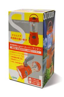 EVER Bright　スーパーランタン　（充電池・乾電池両用）　多機能ランタン　節電  停電対策