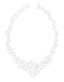 【夏前特価】Batucada（バチュカダ）ハンドメイドネックレス　 オリガミ