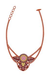 【夏前特価】Batucada（バチュカダ）ハンドメイドネックレス　 インディアン