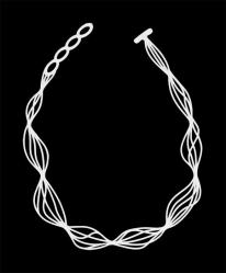 【夏前特価】Batucada（バチュカダ）ハンドメイドネックレス　 ウェーブ