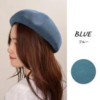 NEW【2025 春夏】コットンベレー　レディース　サマー　ベレー　帽子　手洗い可能　フリーサイズ