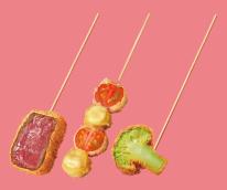 ポコフリットＩＨ対応角型揚げ鍋ミニ　アミ付