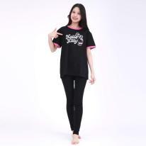 ストーンプリントハローキティリンガーＴシャツ M～Lサイズ