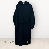 レディースフリーサイズ　4色展開　もこもこネコ耳フードワンピース