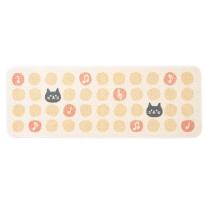 リズムキャット　再生糸を使用した 洗える キッチンマット　日本製　ねこ