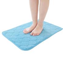マイクロファイバー タオル地バスマット　足ふきマット