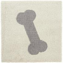 毛足が長いジョイントラグ　ピタぺトモ