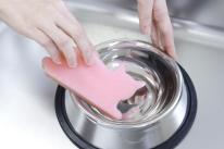 ヌメリをすっきり落としてくれる　ペット用　食器スポンジ