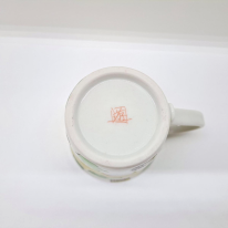 九谷焼マグカップ／黄椿