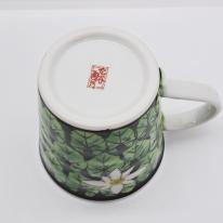 九谷焼マグカップ／すいれんぴんく