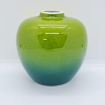 九谷焼一輪生／銀山茶花