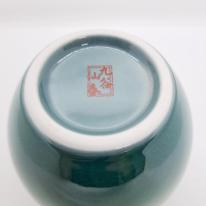 九谷焼一輪生／銀山茶花