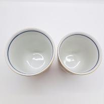 九谷焼組湯呑／花詰