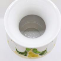 九谷焼6.5号花瓶／色彩椿