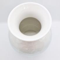 九谷焼6.5号花瓶／銀彩