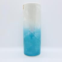 九谷焼6号寸胴花瓶／銀彩金チラシ