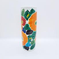 九谷焼6号寸胴花瓶／陽花