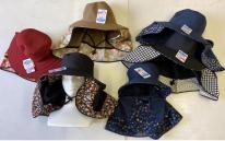 日本製 ２WAYフードキャップ 6枚込 農作業 ガーデニング グランドゴルフ 日焼け対策