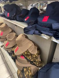 日本製 ２WAYフードキャップ 6枚込 農作業 ガーデニング グランドゴルフ 日焼け対策