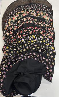 日本製 ２WAYフードキャップ 6枚込 農作業 ガーデニング グランドゴルフ 日焼け対策