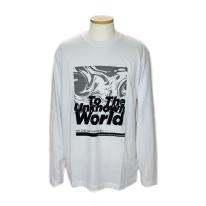 【大寸：ロビンソン】紳士　綿100　プリント　ロングＴシャツ　カットソー　メンズ　長袖　年間物